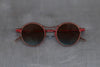 Rigards X TVA Joint RG2000TVA Stainless Steel + Pure Titanium Alloy 925 Silver Sunglasses Series RG-RG2000TVA(A)-HQTLP-F Red + Bronze Frame Transparent + Bronze Blue Lenses